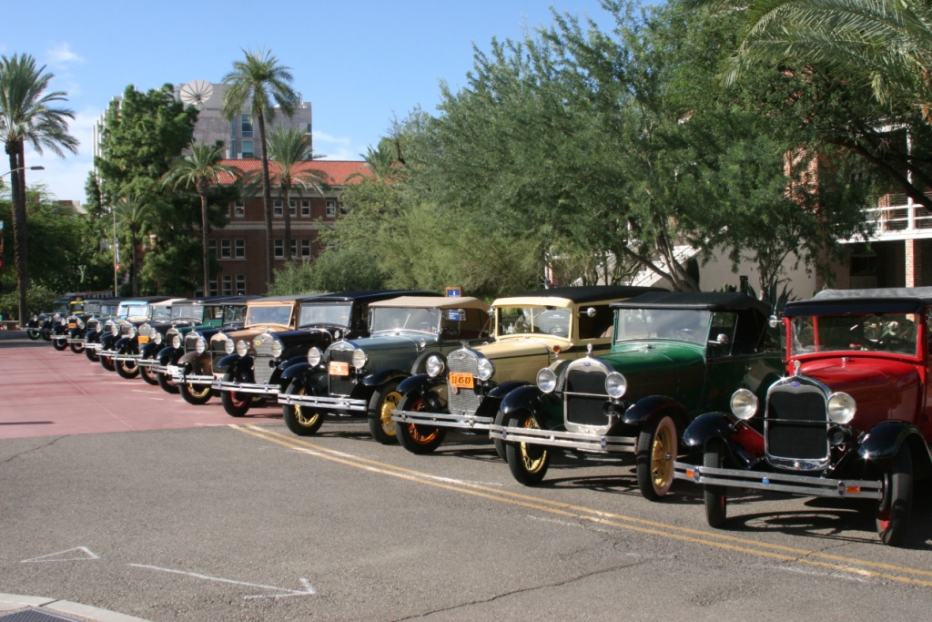 Old Main car show